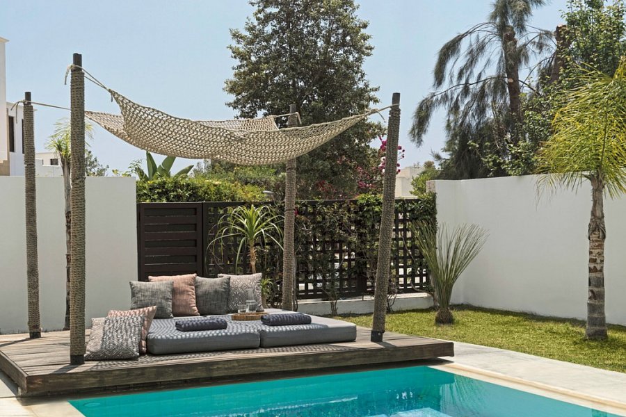 Aulus Lindos Rhodes, Curio Collection by Hilton - Wohnbeispiel Tropical Zen Bungalow Suite mit Privatpool (Zimmercodierung B1R)