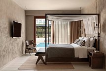 Aulus Lindos Rhodes, Curio Collection by Hilton - Wohnbeispiel Suite Tropical Pavilion 1 SZ mit Privatpool (Zimmercodierung WBR)