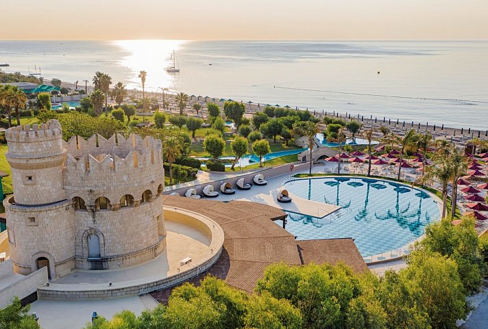 Esperos Palace - Wohnbeispiel Doppelzimmer Gartenblick (Zimmercodierung D1G)