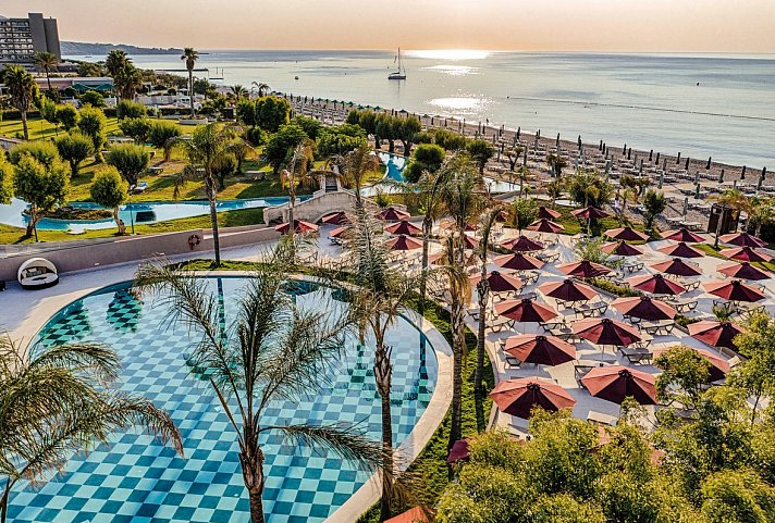 Esperos Palace - Wohnbeispiel Doppelzimmer obere Etage (Zimmercodierung D1D)