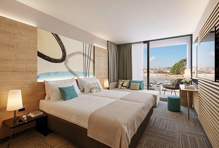 Valamar Padova Hotel - Wohnbeispiel Zimmer für 2 plus 1 Meerblick (Zimmercodierung TSM)