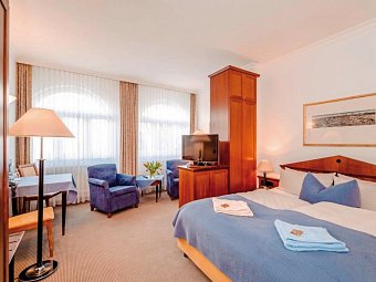 Aparthotel Seeschlösschen - Wohnbeispiel Studio zur Alleinnutzung (Zimmercodierung SB1)