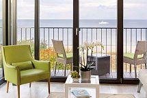 SEETELHOTEL Kaiserstrand Beachhotel - Wohnbeipsiel Juniorsuite Meeresfront (Zimmercodierung J1O)