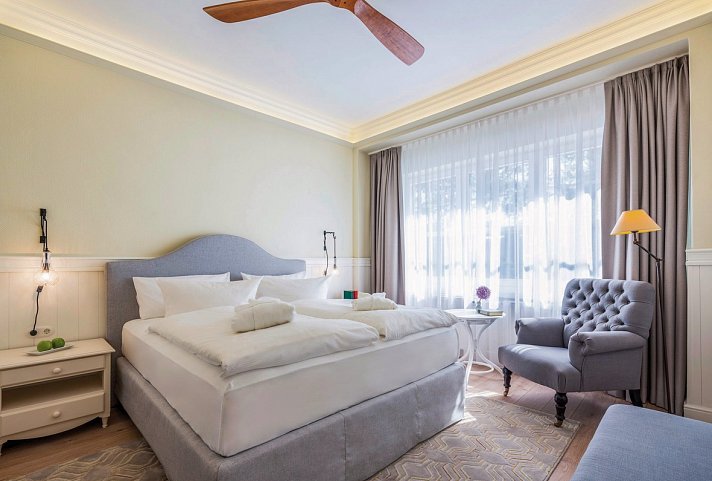 Strandhotel Ahlbeck - Wohnbeispiel Doppelzimmer Superior (Zimmercodierung DS1)