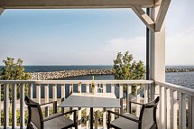 BEECH Resort Boltenhagen - Beispiel Ausblick (Zimmercodierungen AB2, OB1 & PB3)