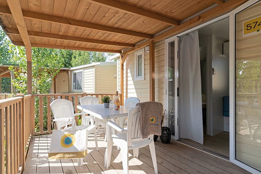 Rimini Family Resort - Wohnbeispiel MH Lodge Hunde (auf Anfrage) (Zimmercodierung CB6)