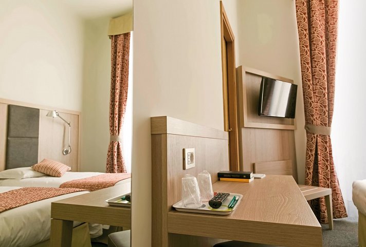 Hotel Casa Valdese - Wohnbeispiel Doppelzimmer (Zimmercodierung DB1)