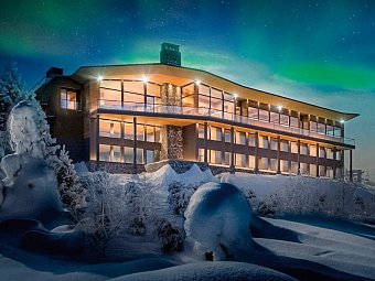 360 Grad Wintererlebnis - Arctic Hilltop Boutique Hotel