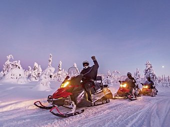 Winterspaß in Finnisch Lappland