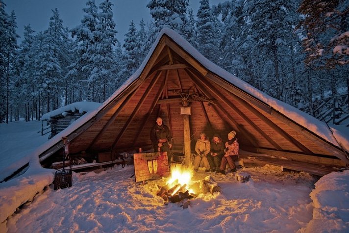 Winterspaß in Finnisch Lappland