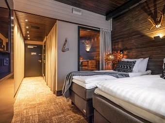 Lapland Hotels Sky Ounasvaara - Wohnbeispiel Mystique DeLuxe (mit Sauna) (Zimmercodierung DD1)