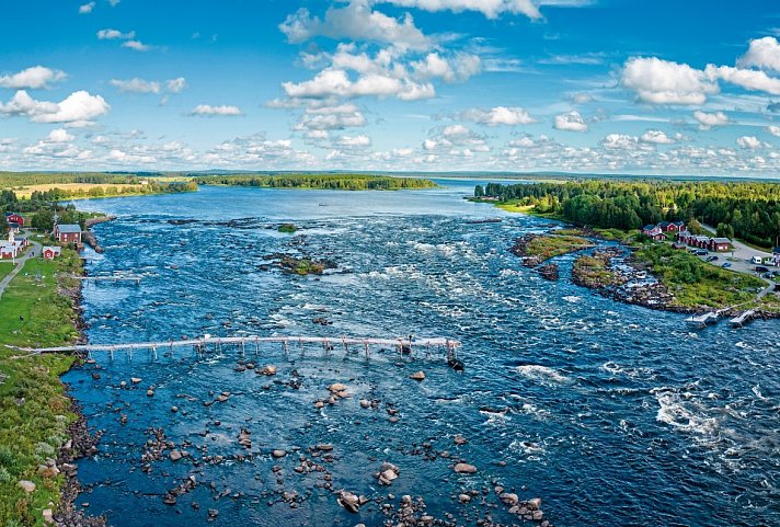 Lappland entspannt erleben ab Rovaniemi - Kukkolankoski-Stromschnellen