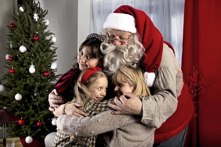 Hausbesuch beim Weihnachtsmann