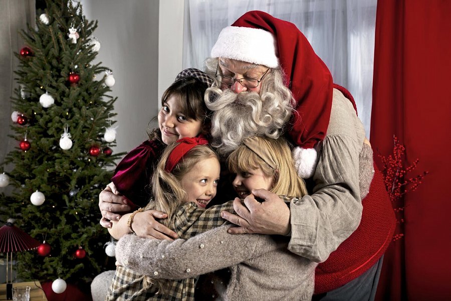 Hausbesuch beim Weihnachtsmann