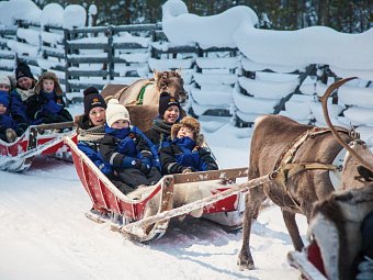 Hausbesuch beim Weihnachtsmann