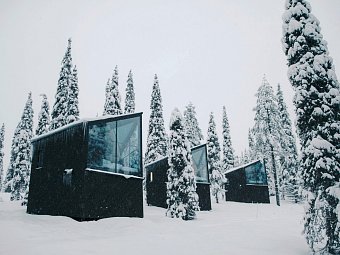 Winter-Faszination Finnland - Magical Pond Igloos