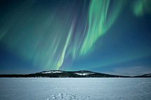 Polarkreismetropole Rovaniemi Vaattunki - Nordlicht