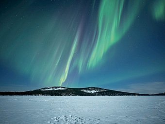 Polarkreismetropole Rovaniemi Vaattunki - Nordlicht