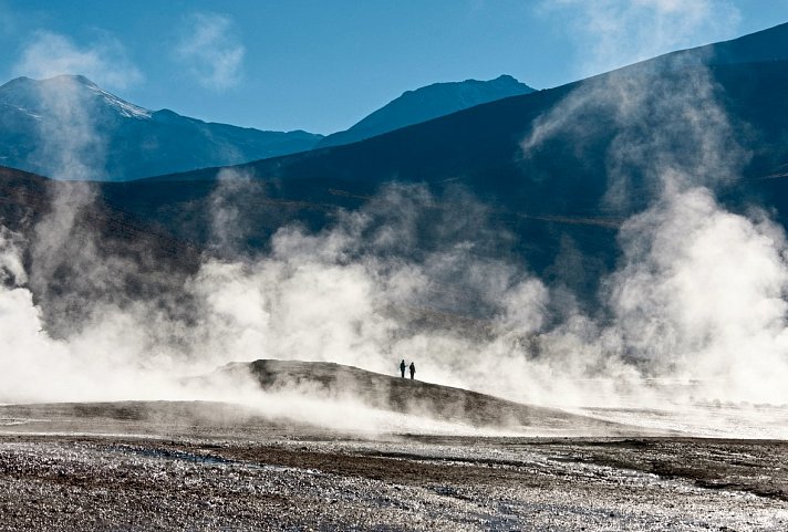 Höhepunkte Chiles - Geysire von El Tatio, Atacama-Wüste