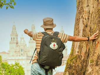 Wandern auf dem Jakobsweg – Die portugiesische Route an der Küste intensiv - Kathedrale, Santiago de Compostela