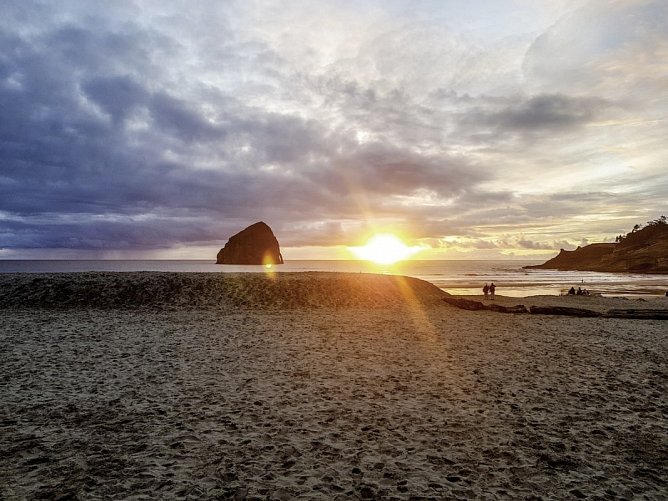 Naturschönheiten der Westküste - Cape Kiwanda, Oregon