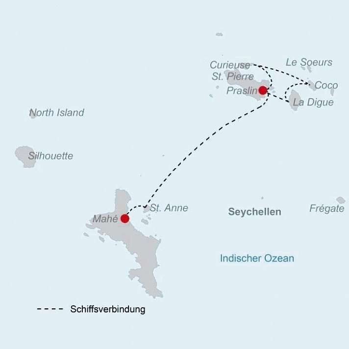 Segeltörn Cocktail Praslin (ab Mahé/bis Praslin)