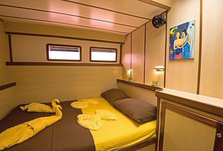 Segeltörn Cocktail Créole (ab/bis Mahé) - Kabinenbeispiel Le Gauguin