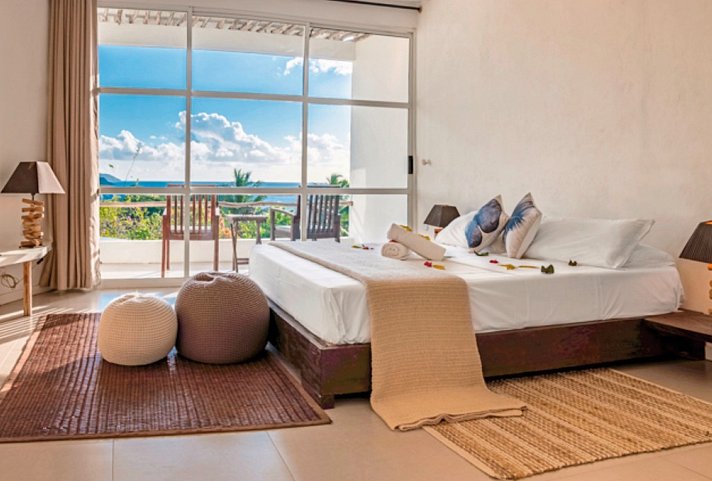 Bliss Hotel Seychelles - Wohnbeispiel Secret Garden Charme Superior (Zimmercodierung USG)