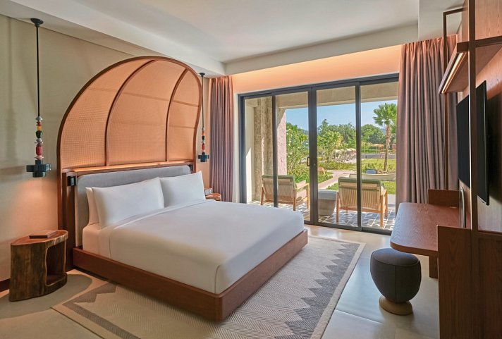 Canopy by Hilton Seychelles - Wohnbeispiel King Room with Garden View (Zimmercodierungen UBG & UG8)