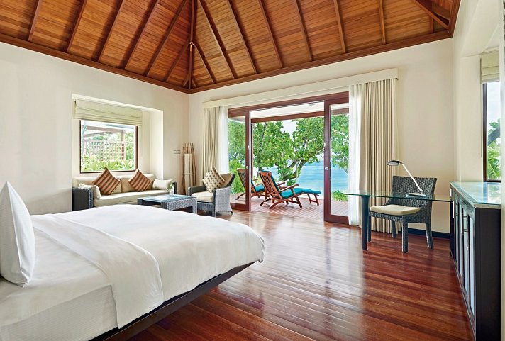 NIVA Labriz Seychelles - Wohnbeispiel Beach Villa (Zimmercodierungen VBM, VHM & VO8)