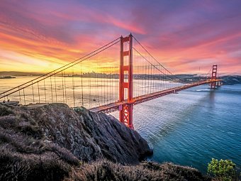 Goldene Brücken & Grandiose Canyons - Golden Gate Bridge, San Francisco