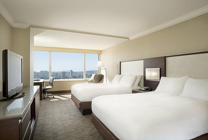 Hilton Union Square - Wohnbeispiel Skyline View Room (Zimmercodierung UB1)