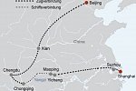 Per Bahn und Schiff durchs Reich der Mitte