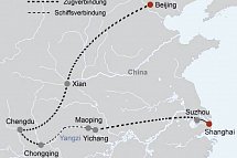 Per Bahn und Schiff durchs Reich der Mitte
