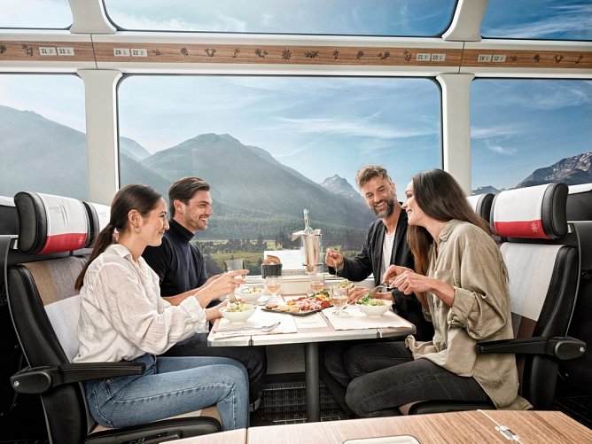 Bahnerlebnis Schweiz pur – ab Zermatt - Glacier Express, 2. Klasse