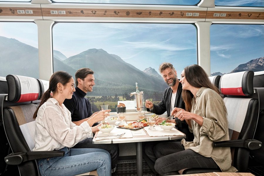 Bahnerlebnis Schweiz pur – ab Zermatt - Glacier Express, 2. Klasse