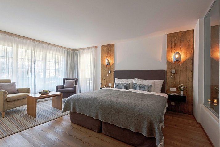 Le Mirabeau Resort & Spa - Wohnbeispiel Juniorsuite Alpine mit Matterhornblick (Zimmercodierung JD1)
