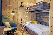 Hotel Laudinella - Wohnbeispiel Familienzimmer (Zimmercodierung FB1)