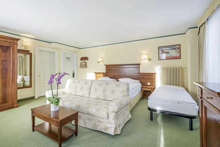 Hotel Reine Victoria - Wohnbeispiel Familienzimmer (Zimmercodierung FB1)