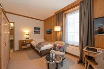 Hotel Edelweiss - Wohnbeispiel Einzelzimmer (Zimmercodierung EB1)