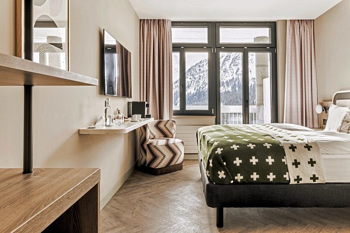 Altein Arosa, a Faern Collection Resort - Wohnbeispiel DZ Standard Comfy Bergblick (Zimmercodierungen DB2 & EB2)