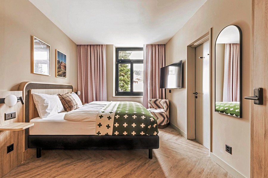Altein Arosa, a Faern Collection Resort - Wohnbeispiel Doppelzimmer Standard Comfy (Zimmercodierung DB1)