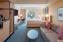Hilton Garden Inn Dana Point Doheny Beach - Wohnbeispiel Coastal View King (Zimmercodierung U1N)