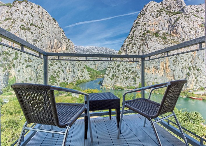 Villa Dvor - Beispiel Balkon Doppelzimmer Superior (Zimmercodierung DS1)