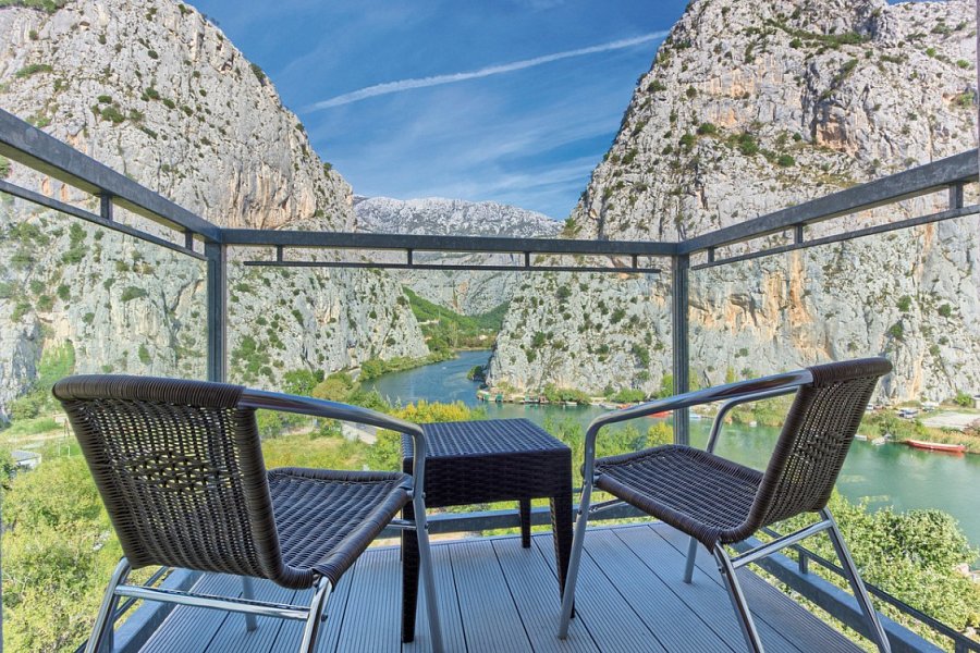 Villa Dvor - Beispiel Balkon Doppelzimmer Superior (Zimmercodierung DS1)