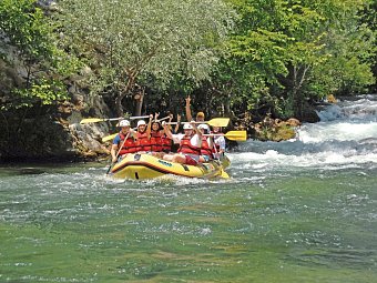 Multiaktiv entlang der Adria - Rafting, Cetina