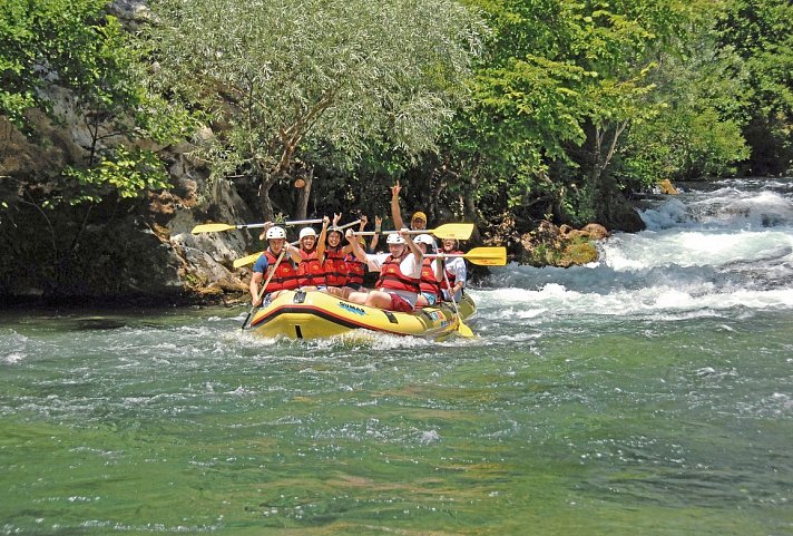 Multiaktiv entlang der Adria - Rafting, Cetina