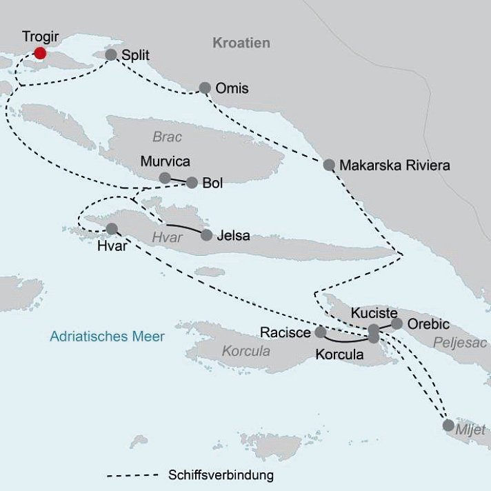 Multiaktiv entlang der Adria