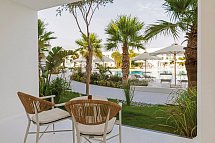 Meraki Resort Sharm El Sheikh - Beispiel Balkon Doppelzimmer Gypster Poolblick (Zimmercodierung D1P)