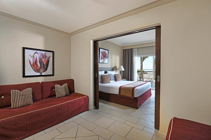 JAZ Mirabel Beach - Wohnbeispiel Doppelzimmer Deluxe Meerseite (Zimmercodierung DDC)